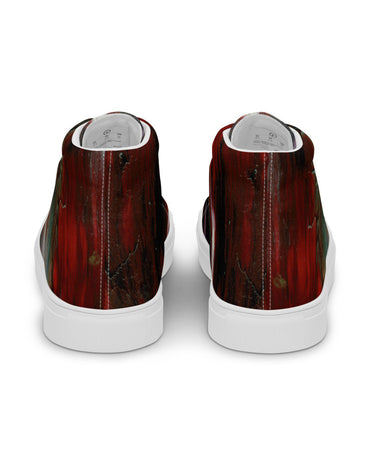 Gianneli Colours Handmade Men’s High Top Canvas Shoes-1