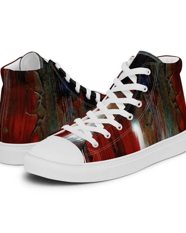Gianneli Colours Handmade Men’s High Top Canvas Shoes-9