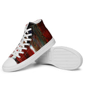 Gianneli Colours Handmade Men’s High Top Canvas Shoes-10