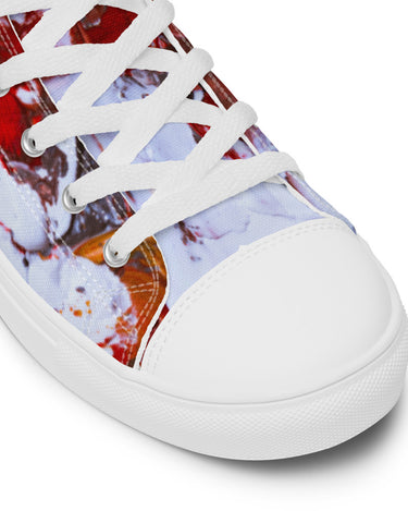 Gianneli Colours Handmade Men’s High Top Canvas Shoes-11