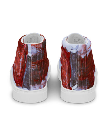 Gianneli Colours Handmade Men’s High Top Canvas Shoes-1