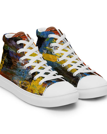 Gianneli Colours Handmade Women’s High Top Canvas Shoes-6