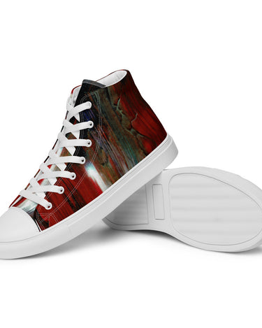 Gianneli Colours Handmade Men’s High Top Canvas Shoes-10