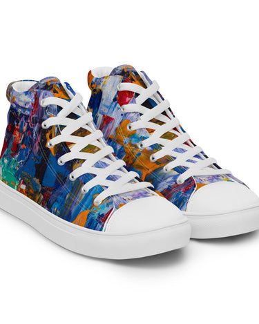 Gianneli Colours Handmade Women’s High Top Canvas Shoes-6