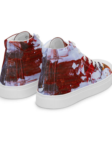 Gianneli Colours Handmade Men’s High Top Canvas Shoes-5