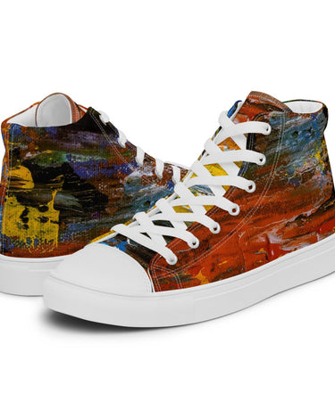 Gianneli Colours Handmade Women’s High Top Canvas Shoes-9