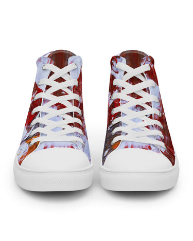 Gianneli Colours Handmade Men’s High Top Canvas Shoes-7