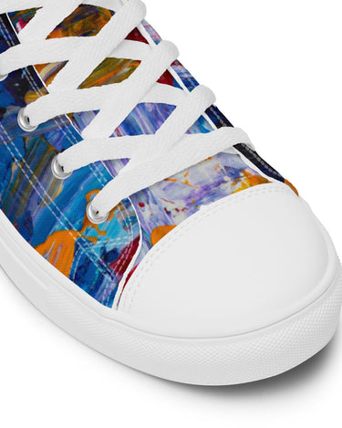 Gianneli Colours Handmade Women’s High Top Canvas Shoes-13