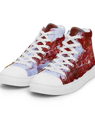 Gianneli Colours Handmade Men’s High Top Canvas Shoes-3