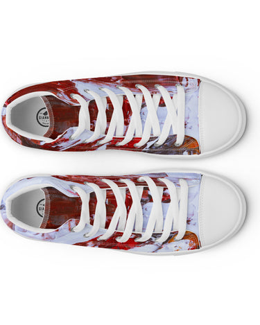 Gianneli Colours Handmade Men’s High Top Canvas Shoes-8