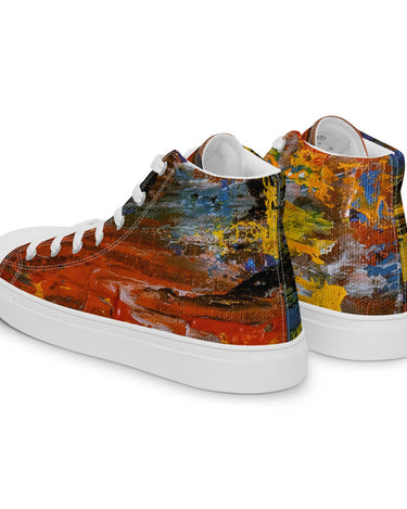 Gianneli Colours Handmade Women’s High Top Canvas Shoes-2