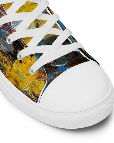 Gianneli Colours Handmade Women’s High Top Canvas Shoes-13