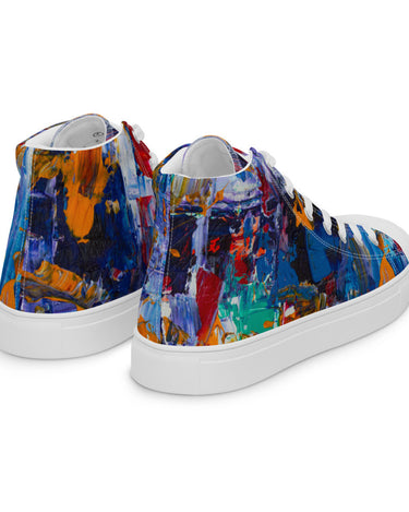 Gianneli Colours Handmade Women’s High Top Canvas Shoes-5