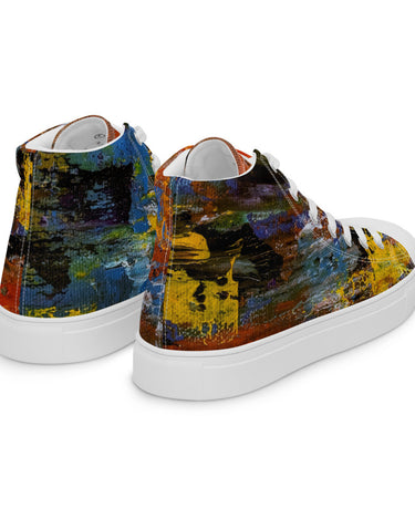Gianneli Colours Handmade Women’s High Top Canvas Shoes-5