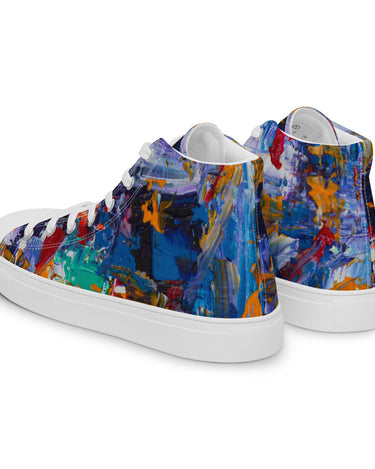 Gianneli Colours Handmade Women’s High Top Canvas Shoes-2