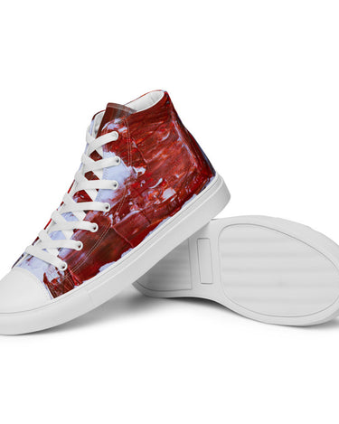 Gianneli Colours Handmade Men’s High Top Canvas Shoes-13
