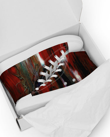 Gianneli Colours Handmade Men’s High Top Canvas Shoes-14