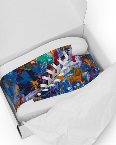 Gianneli Colours Handmade Women’s High Top Canvas Shoes-11