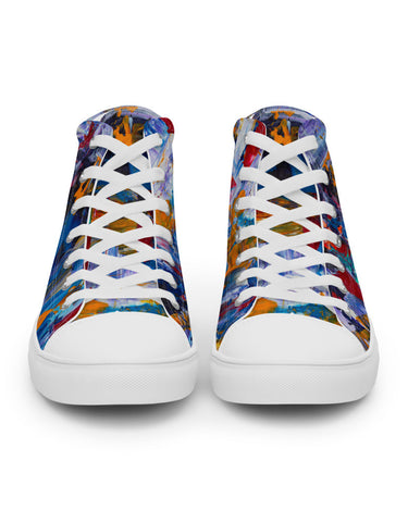 Gianneli Colours Handmade Women’s High Top Canvas Shoes-7