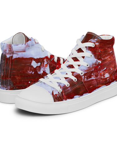 Gianneli Colours Handmade Men’s High Top Canvas Shoes-14