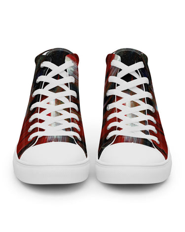 Gianneli Colours Handmade Men’s High Top Canvas Shoes-7