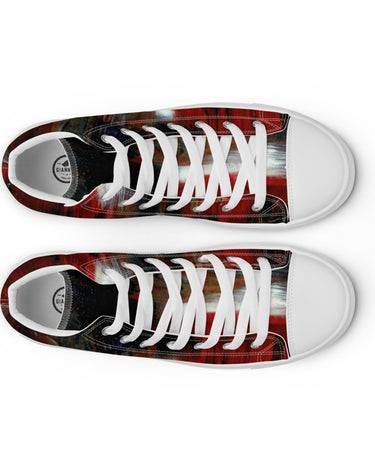 Gianneli Colours Handmade Men’s High Top Canvas Shoes-8