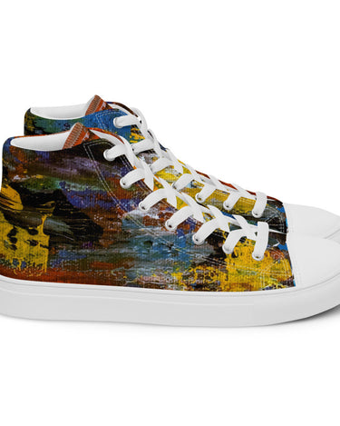 Gianneli Colours Handmade Women’s High Top Canvas Shoes-4