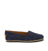 Women's Chukka Espadrilles, navy blue suede-0