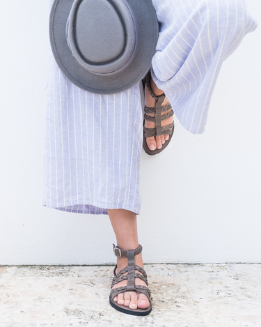 The Kaitlin Gladiator Leather Sandal-1