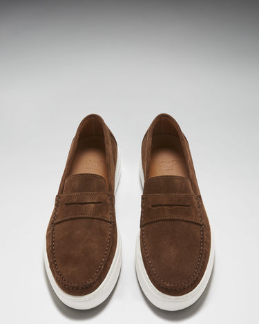 Slip-on Sneaker Loafers, brown suede-2