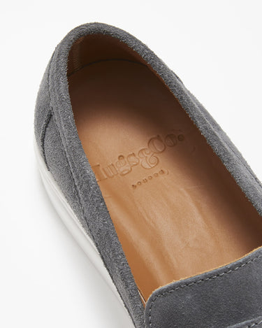 Slip-on Sneaker Loafers, slate grey suede-4