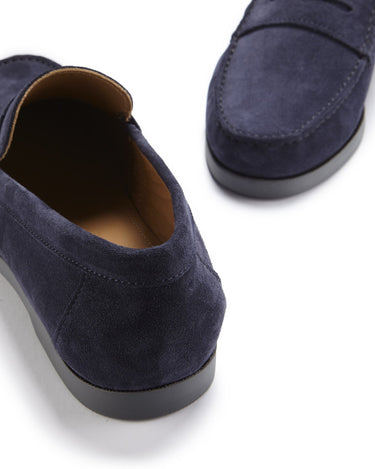Boat Loafers, navy blue suede-3
