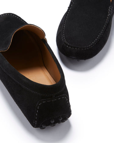 Driving Loafers, black suede-2