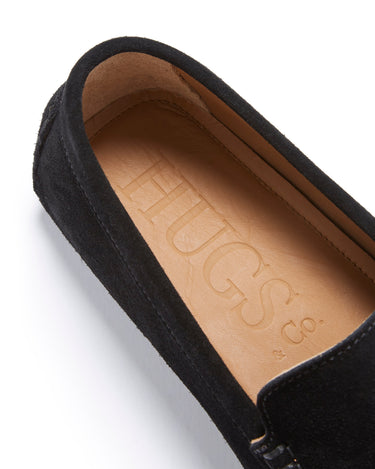 Driving Loafers, black suede-4