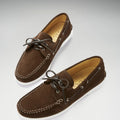 Deck Shoes, brown suede-1