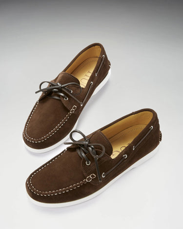 Deck Shoes, brown suede-1