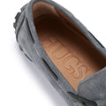 Tyre Sole Laced Driving Loafers, slate grey suede-3