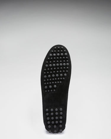 Penny Driving Loafers, black suede-1