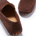 Penny Driving Loafers, brown suede-2