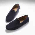 Driving Loafers, navy blue suede-1
