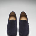 Driving Loafers, navy blue suede-2