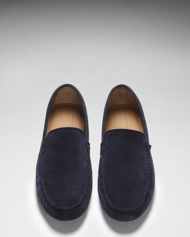 Driving Loafers, navy blue suede-2