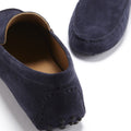 Driving Loafers, navy blue suede-3