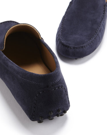 Driving Loafers, navy blue suede-3