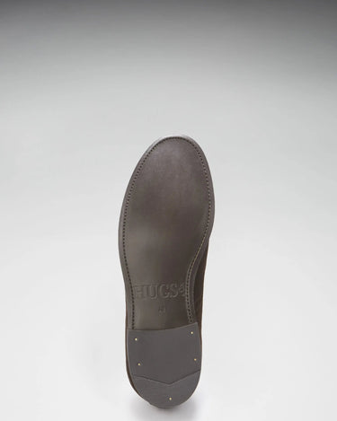 Brown Suede Tasselled Brogues, Welted Leather Sole-3