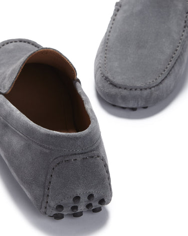 Driving Loafers, slate grey suede-4