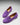 Women's Penny Loafers Leather Sole, purple suede-1