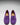 Women's Penny Loafers Leather Sole, purple suede-2