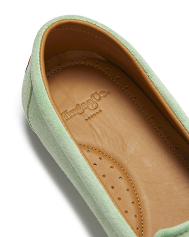 Women's Tasselled Espadrilles, lagoon green suede-4