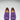 Women's Tasselled Driving Loafers, purple embossed suede-3